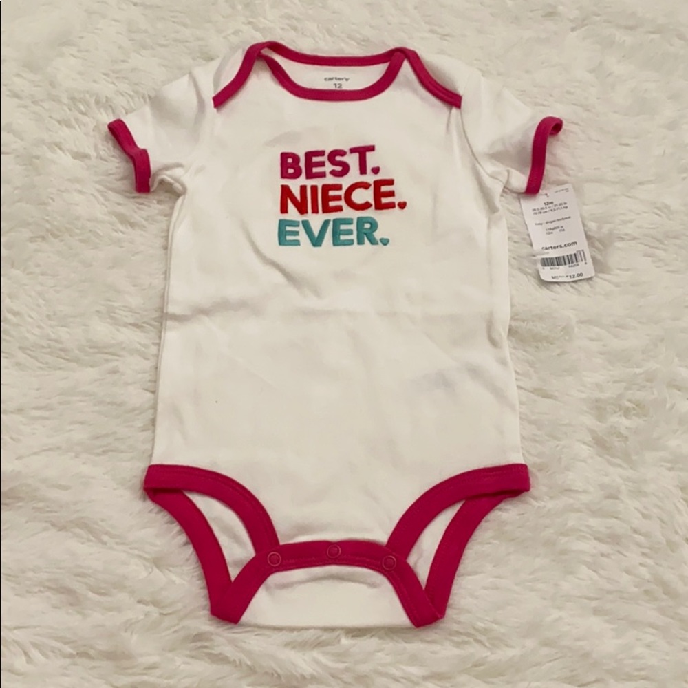 Carter’s “Best Niece Ever” graphic Onesie